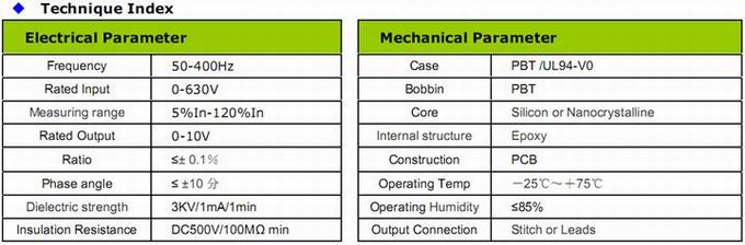  PCB Mounted Voltage Transformer 2